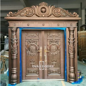 Cast Copper Security Royal Door